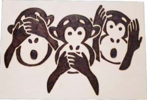 Three wise monkeys