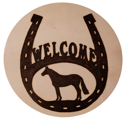 welcome horseshoe