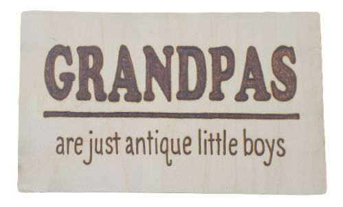 grandpas are just antique little boys