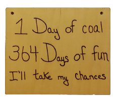 1 day of coal