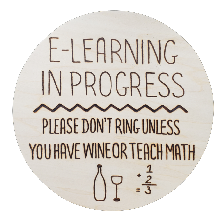 e-learning in progress