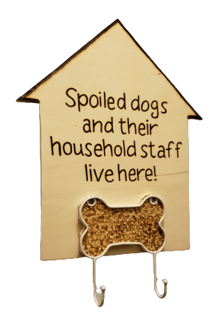 spoiled dog and their household staff live here!